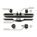 Miniatyrbillede 4 af 5: Universelt bilbarnestol-anker monteringssæt erstatning for ISOFIX LATCH nakkestøtte interface