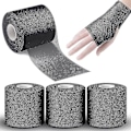 Miniatyrbillede 1 af 4: Atletisk Pre Wrap Tape til Sport Pre-wrap Atletisk Tape 7 cm x 27,4 meter 3 stk. - Sort