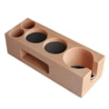 Miniatyrbillede 2 af 5: Espresso Tamperholder i Træ, Kaffe Tamper Stand, Massivt Træ Kaffe Tamper Holder, Espresso Base