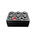 Miniatyrbillede 2 af 3: 0-99999,9 Ohm Simpel Modstandsboks Præcision Variabel Dekade Modstand Undervisningsinstrument