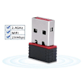 Miniatyrbilde 4 av 4: RTL8188FTV 150Mbps USB WiFi Trådløs Adapter Mini Nettverksdongle IEEE 802.11n Datamaskinnettverk