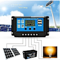 Miniatyrbillede 3 af 5: 30a Solar Charge Controller, 12v/24v Solar Panel Charge Controller, timer Indstilling Pwm Auto Parameter - q37/YY