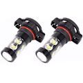 Miniatyrbillede 3 af 5: 2 stk. 6000k 50w Hvide H16 Ps24w 5202 Høj Effekt Led Tågelygte Pære
