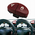 Miniatyrbillede 2 af 5: Batterioplader Port 3-benet Inline Stik Jack Socket Til Scooter E-kørestol Hoved Rund Tre-hullers Opladningsport