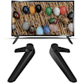 Miniatyrbild 3 av 5: Universellt TV-stativ, Bordsställ för TV, Ersättning, TV-fot Sockel TV-stativ Monteringsben 17mm-20mm
