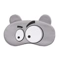 Cute sleeping mask with eyes and ears - eye mask sleep Grey