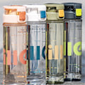 Pikkukuva 2 / 2: 670 ml:n vesipullo ulkokäyttöön, kuntoilukuppi yhdellä avaimella avattava, BPA-vapaa urheiluvesipullo (Pinkki) - VÄRI: Vihreä
