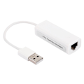 Miniatyrbilde 1 av 5: USB2.0 Ethernet-adapter RJ45 Hvit ABS RTL8152B Chip Datamaskin Eksternt Nettverkskort-YM