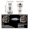 Miniatyrbilde 4 av 5: Bil CIR Fix Sjekk Motorlys Eliminator Adapter Oksygen O2 Sensor M18x1.5