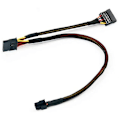 Miniatyrbillede 1 af 5: Lille 6p til Splitter 15p SATA Strømkabelledning til Vostro 3650 3653 3655 Desktop Computer Hdd Ssd P