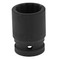 Miniatyrbilde 1 av 5: 28mm 3/4\" DRIV DYP SLAGSKRUTREKKERPIPE 12 KANT ENKEL HEX NAVMUTTER