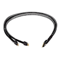 Miniatyrbild 1 av 5: Mini SAS-kabel 24 Gbps Snabb Överföring SATA/ATA-gränssnitt 0,5 m Längd SFF8654 8I till 2xSFF8654 4I-kabel