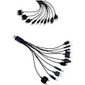 Miniatyrbillede 3 af 5: 10 i 1 Universal USB Opladerkabel Multifunktionsopladning Synkkabel til Ipod Iphone Psp Kamera Nokia Blackberry 1 stk