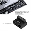 Miniatyrbild 3 av 5: PH19A USB 3.0 Intern Header USB3.0 19/20P Sockel 90 Graders Adapter Konverter för Datormoderkort