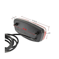 Miniatyrbilde 5 av 5: Ebike Baklys Elektrisk Sykkel Baklys Inngang 6V-48V LED-lys med Sykkelreflektor Elektrisk Sy
