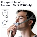 Pikkukuva 2 / 5: 2 kpl AirFit P10 -korvaushihnasto CPAP-nenätyynymaskiin, säädettävä istuvuus 6 asetuksella