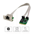 Miniatyrbild 2 av 4: M.2 Gigabit Lan-adapter 2.5G/1000/100Mbps RJ45 Nätverkskort (M.2 A+E NIC 2.5G) jy