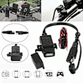 Miniatyrbillede 1 af 5: Sae til Usb Motorcykel Oplader Adapter Kabel