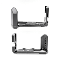 Miniatyrbillede 2 af 5: Til XT5 Udvidet Justerbar Vertikal Hurtigudløser L Pladeholder Håndgreb Tripod Beslag Sort
