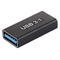 Pikkukuva 1 / 4: Type-C / USB-C Naaras - USB 3.0 Naaras Alumiiniseosadapteri (Musta)