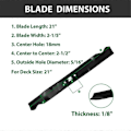 Miniatyrbilde 4 av 5: Bioklipp-kniv for gressklipper til Troy Bilt TB280ES Craftsman skyveklipper