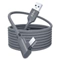Pikkukuva 1 / 5: 5m Latauskaapeli Oculus Quest 2 Link -kuulokkeille, USB 3.0 Type C -datakaapeli, Type-C - USB-A