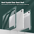 Miniatyrbillede 3 af 5: Samsung Galaxy Tab Iin S7 Fe/s7 + Plus 12.4''2021 (sm-t730/sm-t736) Tablet Klf, Tab S7 Fe, Automatisk Vgning/Sovetilstand Iin Nce Effaf Arka Kapak Samsung Tab S