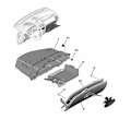 Miniatyrbild 1 av 5: Handskfackslås i ABS, Handskfackslås, Lås, Handtag, Kompatibel med Peugeot 206 206CC 207 Citroen C2 8218P3 8218PX B36B
