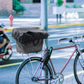 Miniatyrbillede 3 af 5: Vandafvisende cykelkurv regndækning til beskyttelse i alle årstider -dwdz