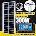 Miniatyrbild 2 av 5: 300W 12V Solpanel Kit Batteriladdare 300 Watt 12 Volt Off Grid System Med 10A-60A Styrenhet-11