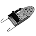 Miniatyrbilde 2 av 3: Strykebrettveggmontert oppbevaringsstativholder - svart