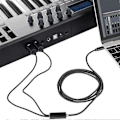 Miniatyrbild 2 av 5: MIDI till USB C Typ C Kabel USB MIDI-omvandlare med Indikatorlampa för Elektronisk Dator