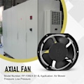 Pikkukuva 4 / 5: Aksiaalipuhallin FP-108EX-S1-B 220V 38W Kaksoislaakeroitu Jäähdytyspuhallin Soikea 172X150X51mm