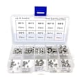 Miniatyrbillede 1 af 5: 200 stk. Hex Grub Skruer Sæt Stilleskruer 304 Rustfrit Stål M3/M4/M5/M6/M8 Stilleskrue Sortiment Pakket i Organizer Box