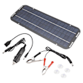 Miniatyrbillede 3 af 5: 12V 60W Solpaneler Oplader Bil Motorcykel Løbehjul Bærbar Solpanel Biloplader Batteri Effektiv Vedligeholdelse