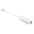 Miniatyrbilde 3 av 5: USB2.0 Ethernet-adapter RJ45 Hvit ABS RTL8152B Chip Datamaskin Eksternt Nettverkskort-YM