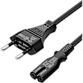 Miniatyrbillede 1 af 5: 1,5 m oplader 2-benet strømkabel til Microsoft Surface Go/laptop/book, Surface Pro 1/2/3/4/5/6/7/x, HP Envy, Canon Pixma
