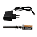 Miniatyrbilde 1 av 5: For RC Nitro 1.2 V 1800MAH 3600mah Glødepluggtenner Passer for RC Bil 1/8 1/10 80101 Oppladbar Lader, EU-kontakt