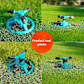 Miniatyrbillede 4 af 5: Sprinklerdyser 360 Grader Automatisk Roterende Vandspray Havegræsplæne Automatisk Sprinkler Havevanding Vandingsudstyr SMTX