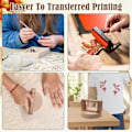 Pikkukuva 5 / 5: 2 kpl Block Printing Baren, Puinen Baren Painotyökalutarvikkeet Painamiseen, Askarteluun, Scrapbookingiin, Linoleikkaukseen