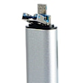 Miniatyrbillede 4 af 5: TF / Kortlæser, 3 i 1 OTG Adapter / Micro USB / USB 3.0 til PC, Laptop,
