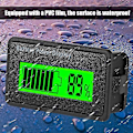 Miniatyrbild 3 av 5: 12-48V Universal Batterikapacitetsindikator Batteriströmdisplay Testare Voltmeter (grön)