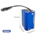 Miniatyrbilde 2 av 4: 2024 2024 7.4v 12000mah Batteribytte for Fiskeåtebåt