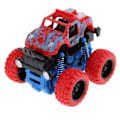 Miniatyrbilde 3 av 4: Friksjonsdrevet monstertruck inertibil storhjul lastebilleke for barn