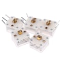 Miniatyrbillede 3 af 5: 5 stk. Variabel Kondensator Duplex 223p 60pf/140pf 21mm Hul Aksel Radio Variabel Kondensator