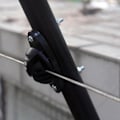 Miniatyrbilde 3 av 5: Gjerdeisolator Hest Kveg Dyr Elektrisk Gjerde Tilbehør Halvkuleformet Isolator Elektronisk F