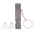 Miniatyrbillede 1 af 5: Fløjte USB Flash Drev Aluminium Legering Udendørs Vandtæt USB Flash Disk USB2.0 Flash Memory Stick med Nøglering Sort 256GB
