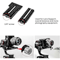 Miniatyrbild 4 av 5: Aluminium L-fäste Vertikal Horisontell Snabbkopplingsplatta för Dji Ronin Rs2 Sc2 Zhiyun Weebill-s Gimbal Stabilisator Stativ Monopod och SLR
