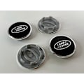 Miniatyrbillede 2 af 4: 4 X Land Rover Centerkapsler Sort Range Rover Sport Evoque Velar Discovery 63mm