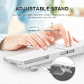 Miniatyrbilde 3 av 5: BESTAND Justerbart brakett skrivebordsstativ for Apple Magic Trackpad 2/3/Magic Keyboard 2/3